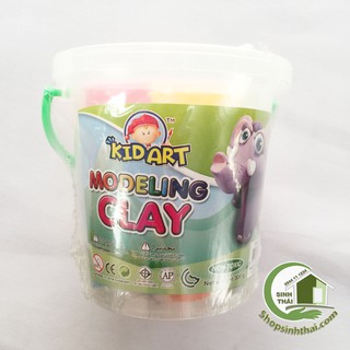Hộp đất nặn cho bé - hộp đất sét bằng nhựa tròn