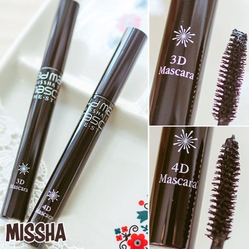 Chuốt Mi 4D Dày Mi Không Lem Missha The Style 4D Mascara