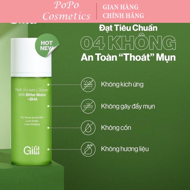 [Tặng mask] Sữa rửa mặt Khổ qua và Vegan BHA giúp làm sạch da và giảm mụn (160g)