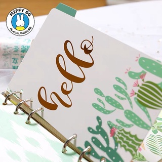 Tab Phân Trang Golden A5/A6 cho Sổ Còng/Sổ Planner