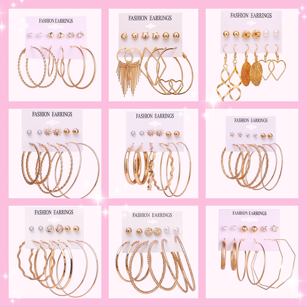 12 Bông Tai Thời Trang Vintage