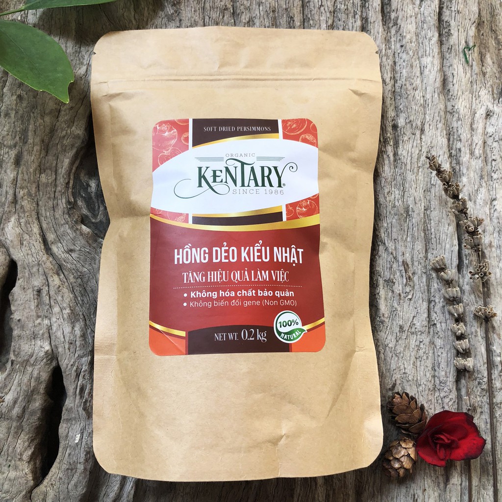 Hồng Treo Kiểu Nhật Kentary - Không Đường - Mềm Dẻo Ngọt - Túi 200gr/400gr/800gr