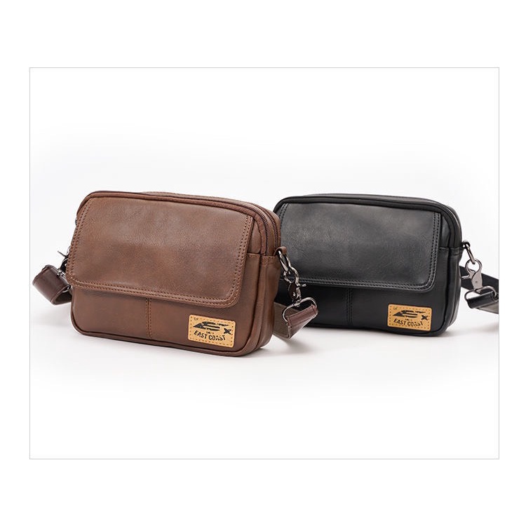 Túi da PU đeo chéo phong cách năng động trẻ trung cho nam