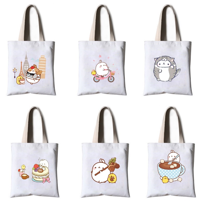 Túi tote molang túi tote thần tượng TT17 hoạt hình