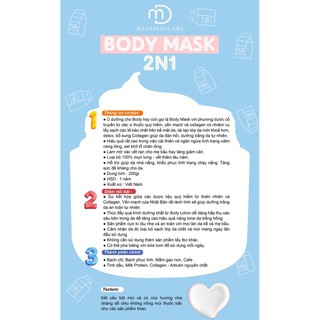 2 Kem dưỡng da + 1 BODY MASK
