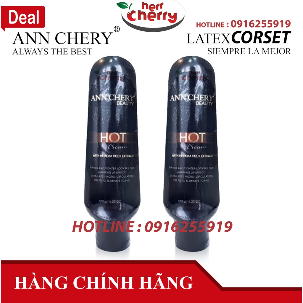 Kem tan mỡ nóng ANN CHERY - HOT CREAM 120g