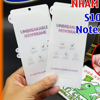 Miếng dán PPF chống xước Galaxy A71 / Note 10 Lite / S10 Lite / A91