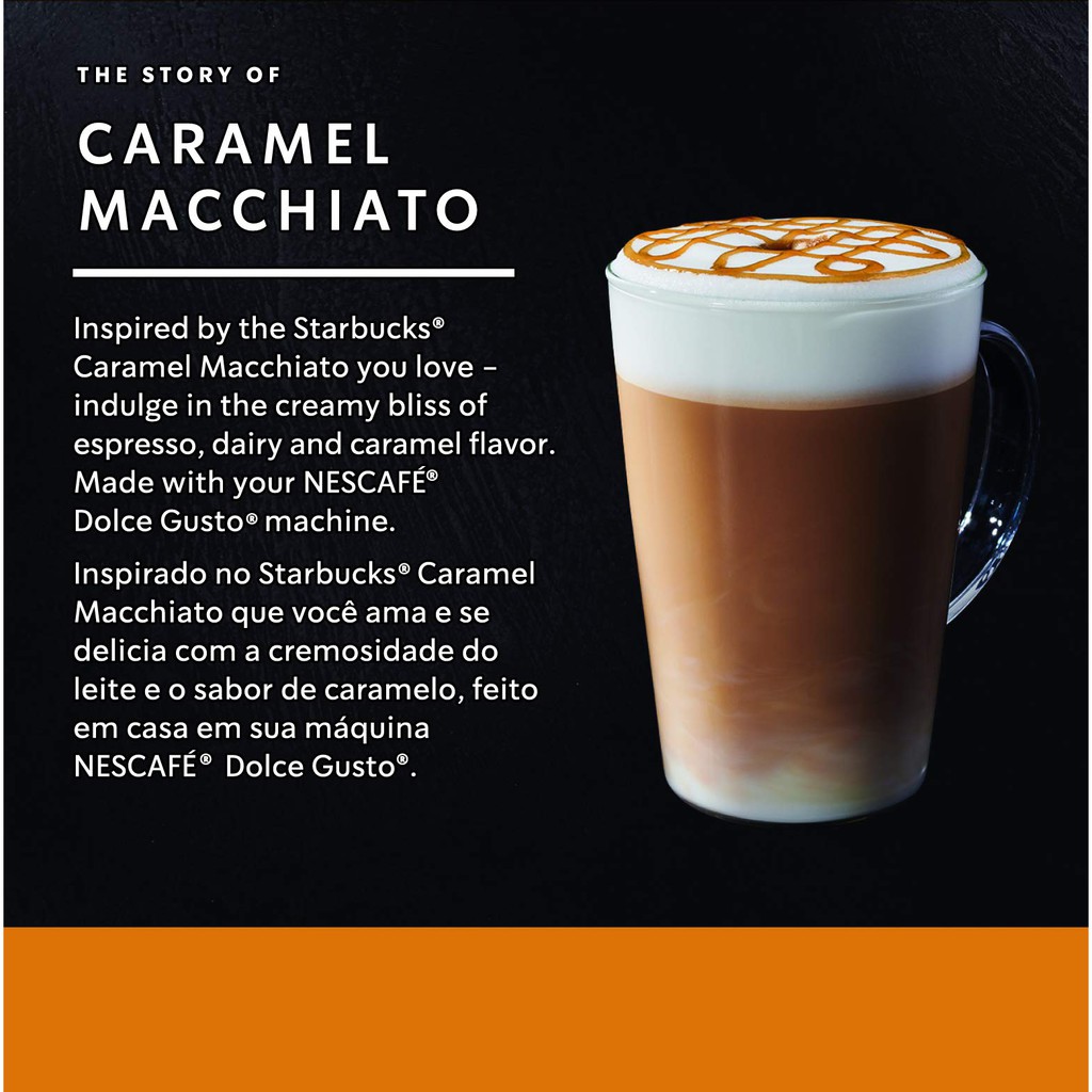 Combo 3 hộp 12 viên nén cafe Starbucks Caramel Macchiato pha máy Dolce Gusto DATE 09/2024