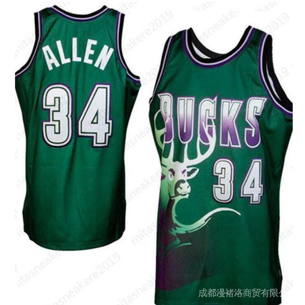 Áo Thun Bóng Rổ Nba Milwaukee Bucks Giannis Antetokounmpo swingman Jersey 34 # Gdjc
