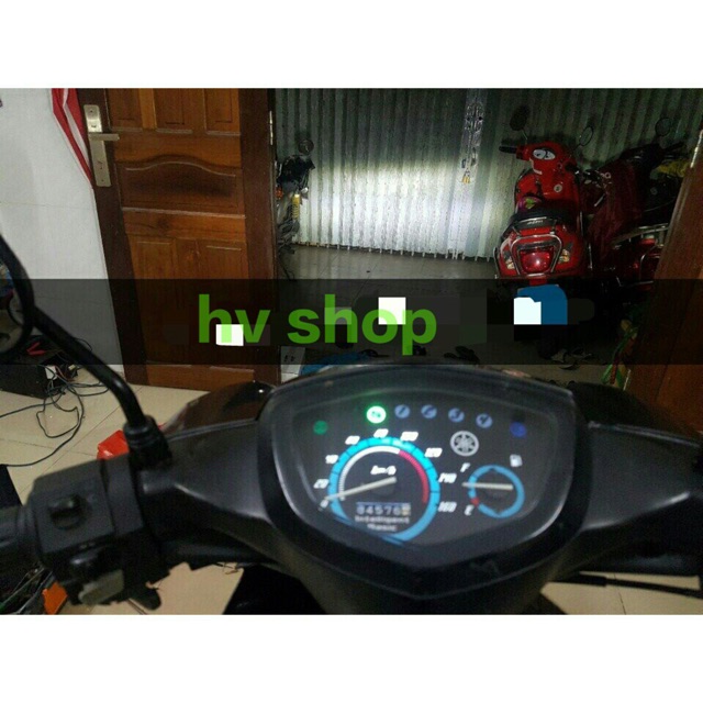 bóng đèn led 3 chân H4/L9E Hv shop gắn xe máy ( sáng trắng)