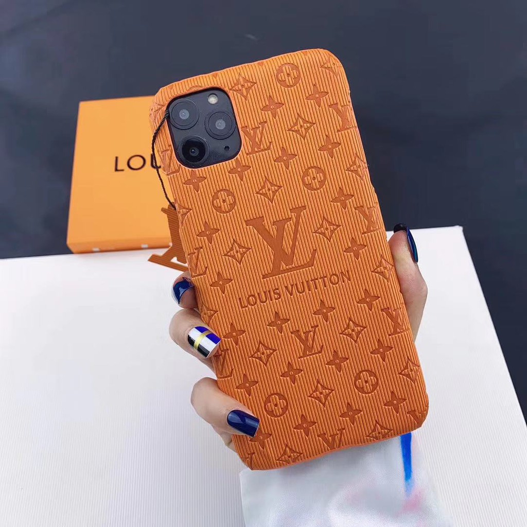 ☀ Ốp lưng iphone - Ốp iphone ☀  lv da hồng có lót nhung nỉ /6/6plus/6s/6splus/7/7plus/8/8plus/x/xs/11/12/pro/max/plus