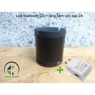 Loa bluetooth q3 tặng kèm cóc sạc