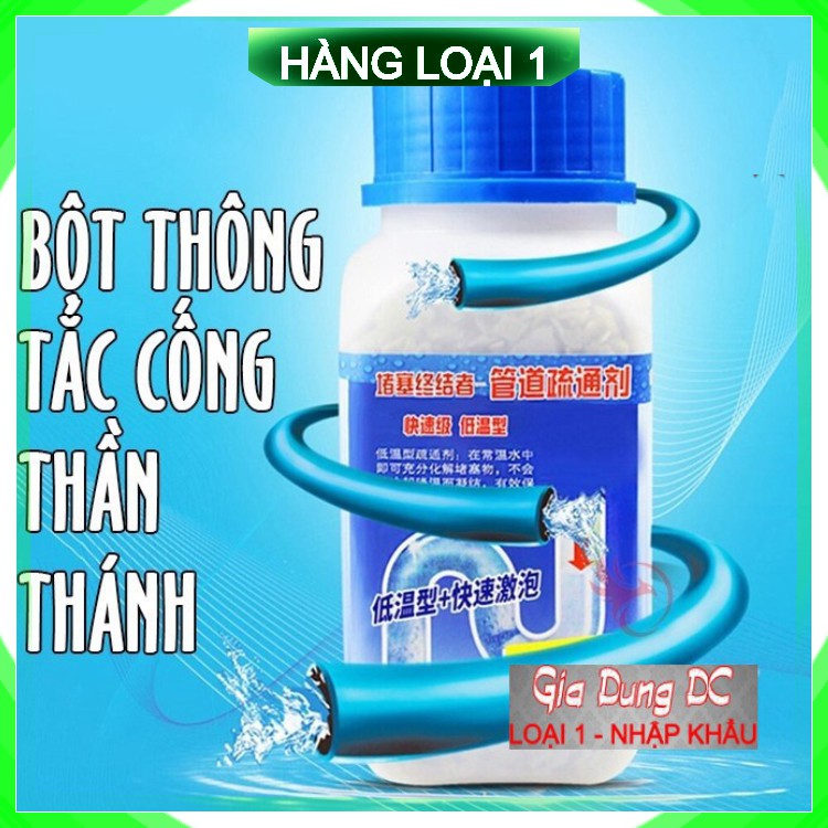 [Nhập Khẩu - Chính hãng] Bột thông tắc cống bồn cầu thần thánh, siêu gói thuốc cho đường ống