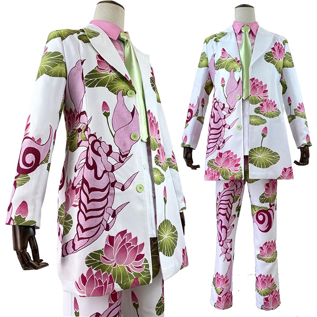 Holoun Tokyo Revengers Set Đồ 4 Món Hóa Trang Nhân Vật Haruchiyo Sanzu Exhibition Anime Cosplay Costume Uniform Pink Scorpio 4PCS Dress Up Halloween
