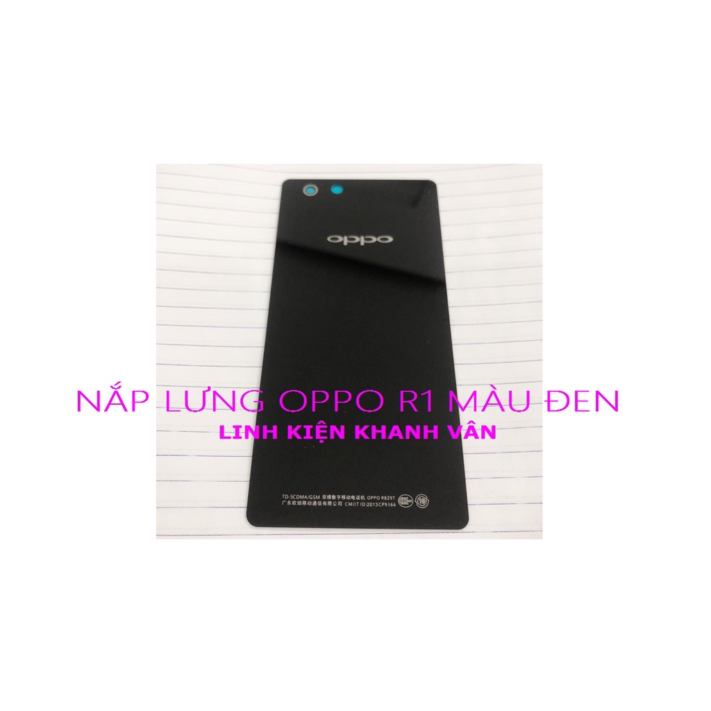 NẮP LƯNG OPPO R1 MÀU ĐEN