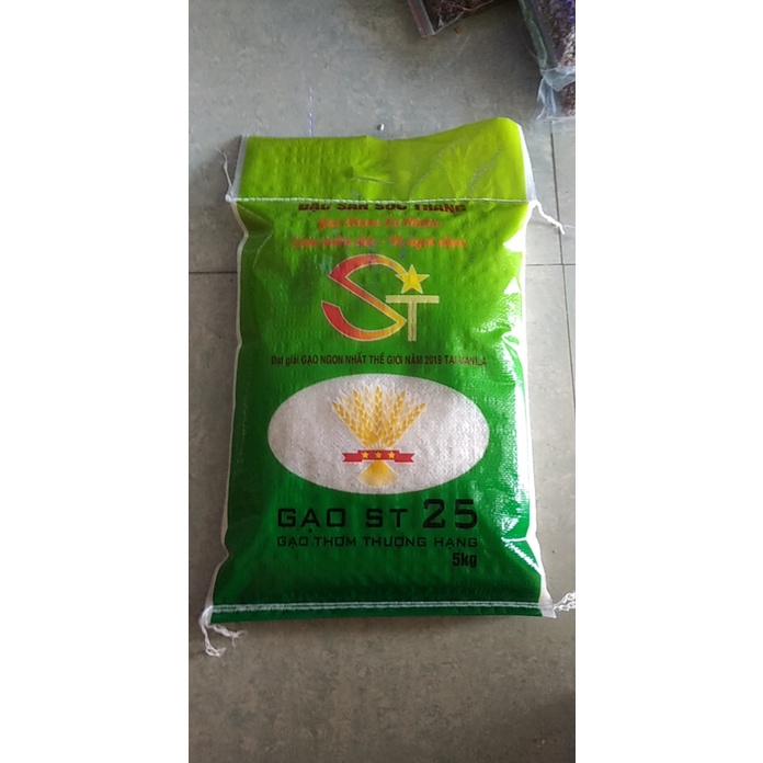 Gạo ST25 Đặc Sản Sóc Trăng (5kg/bao)