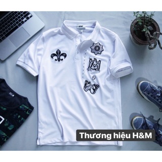 Áo thun nam có cổ H&M Real