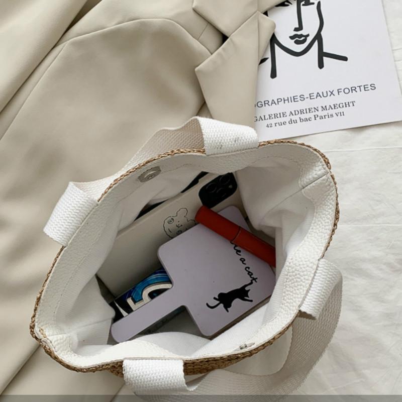 Túi Xách Đan Lát Thiết Kế Xinh Xắn Cho Nữ