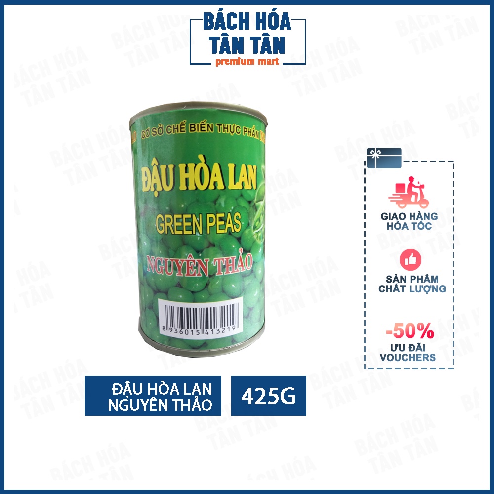 Đậu hà lan Nguyên Thảo, hộp 425g