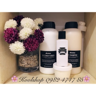 DẦU GỘI/XẢ DAVINES OI ABSOLUTE SUÔN MƯỢT