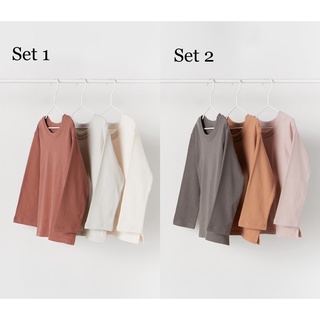 Set 3 áo zara auth săn sale
