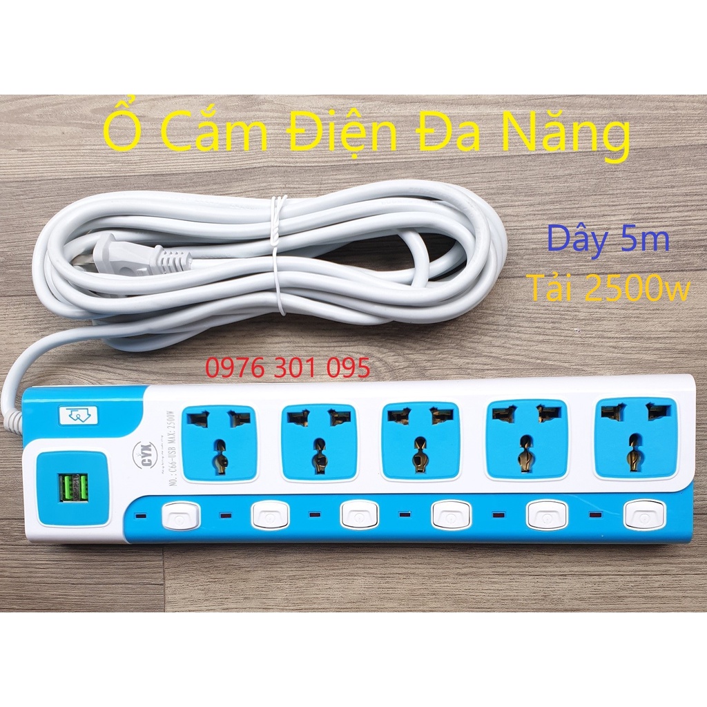 Ổ Cắm Điện Đa Năng USB