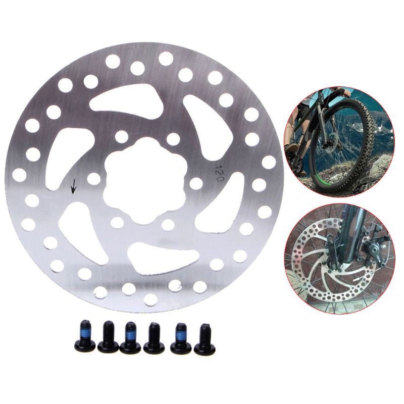 1 Bộ Phanh Đĩa Cơ Khí 120mm Cho Xe Đạp Leo Núi