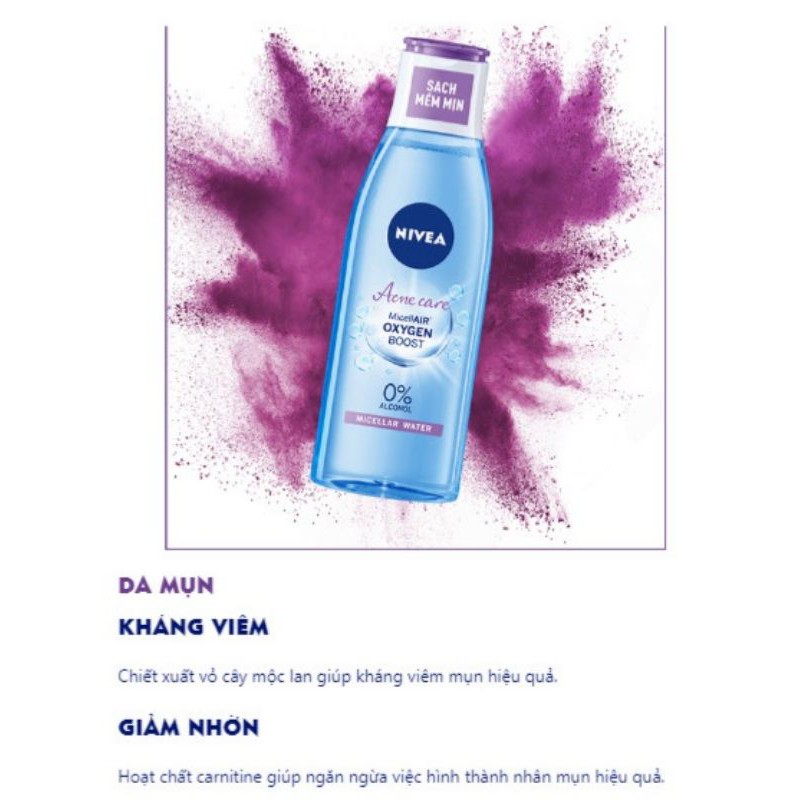 review NƯỚC TẨY TRANG NIVEA mới 200ml