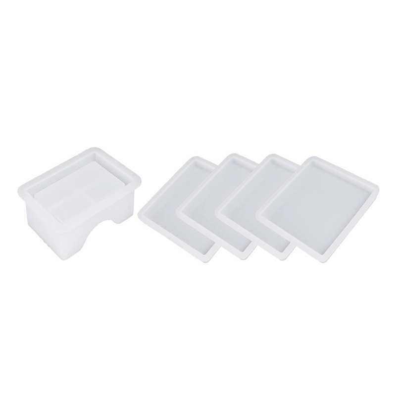 Khuôn Silicone Làm Đế Lót Ly Bằng Epoxy Resin Epoxy Độc Đáo DIY