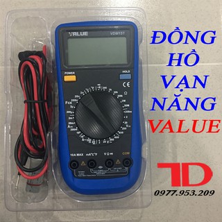 ĐỒNG HỒ ĐO VẠN NĂNG ĐIỆN TỬ VALUE VDM151
