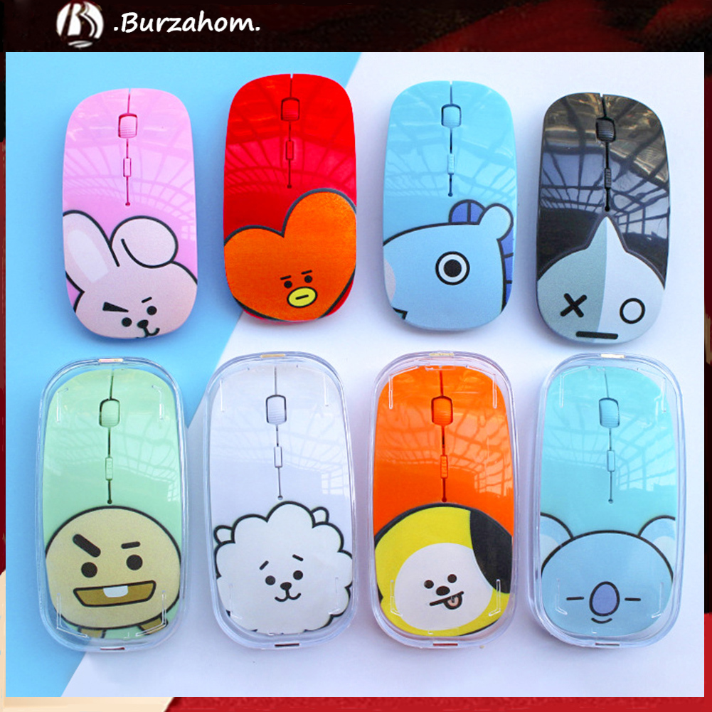 chuột không dây Bt21 Chim Cánh Cụt Kiểu Dáng Dễ Thương