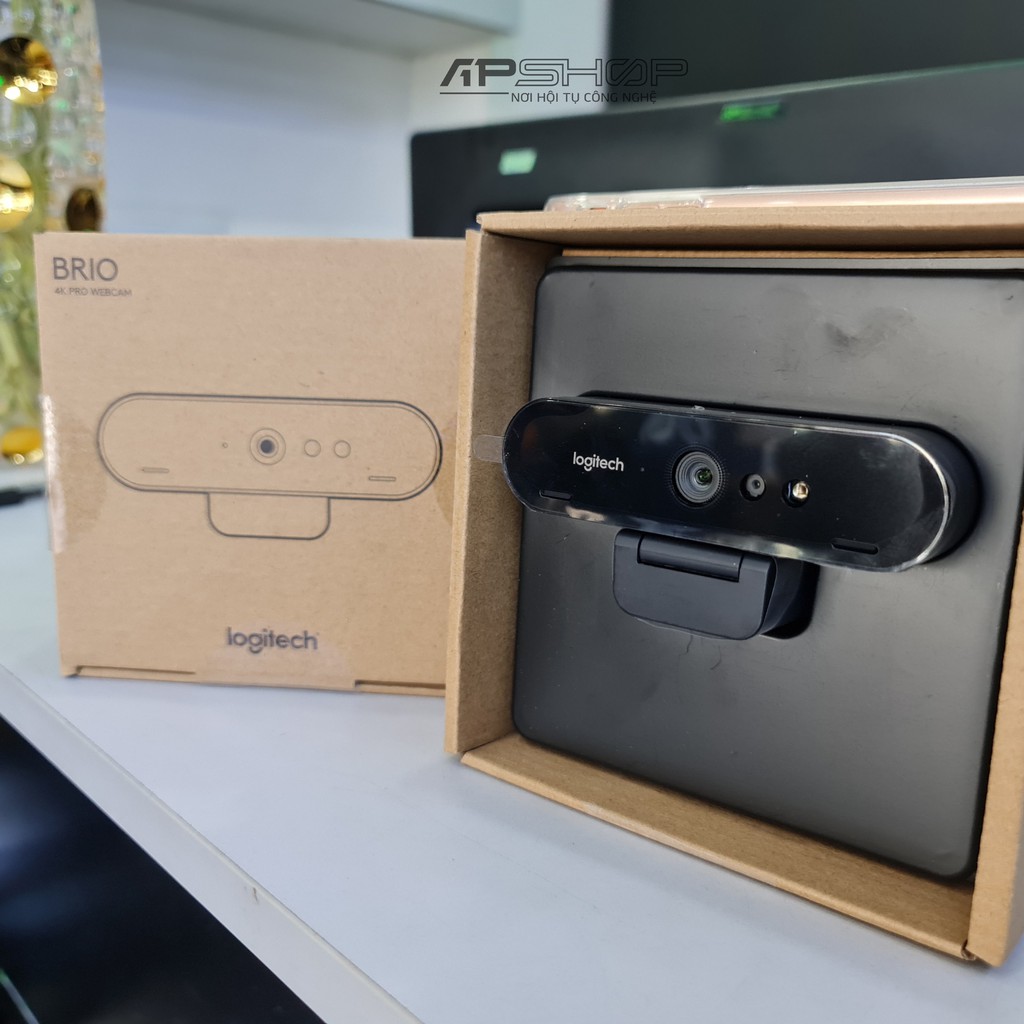 Webcam Logitech Brio 4K Ultra HD- HÀNG CHÍNH HÃNG | BigBuy360 - bigbuy360.vn