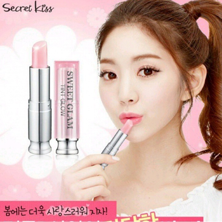 Son Dưỡng Có Màu Secret Key Sweet Glam Tint Glow