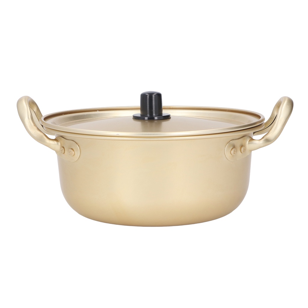 ❤️ Nitrogen071 Nồi nấu mì ramen trơn kiểu Hàn Quốc Khả năng dẫn nhiệt tốt di động có thể xếp chồng lên nhau nắp đậy cho Đi bộ đường dài cắm trại tại nhà