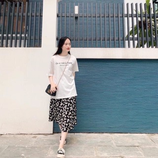Áo váy hoa cúc tiểu thư