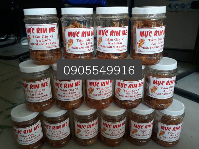 MỰC RIM ME CÁN _MỰC RIM SATE CÁN NHA TRANG