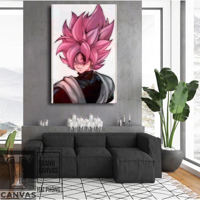 Tranh canvas tràn viền Dragon Ball Anime Nhật Bản treo tường phòng khách, hiện đại nghệ thuật 47-57