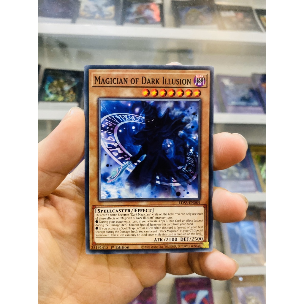 Thẻ Bài YugiOh! Mã LDS3-EN084 - Magician of Dark Illusion - Common - 1st Edition