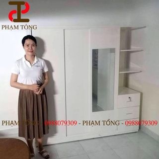 Tủ nhựa đài loan 4 cánh cửa lùa Miễn phí giao hàng