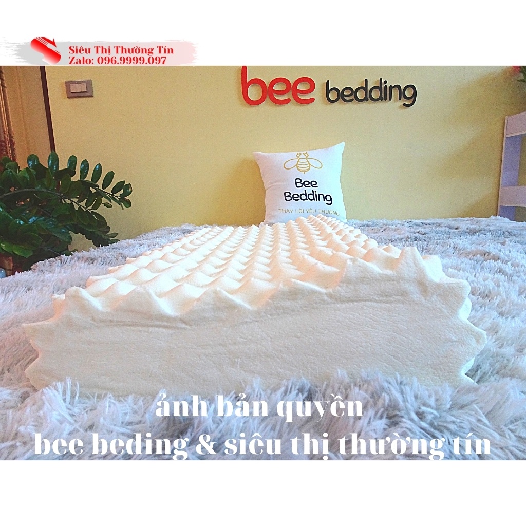 Gối cao su non người lớn chính hãng Ventry, chống đau mỏi cổ, vai, gáy, chống ngáy - Ruột gối nằm latex thiên nhiên