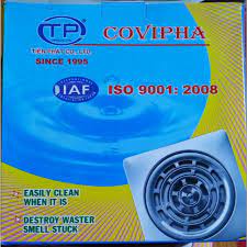 Hố ga, phễu thoát sàn inox chống hôi Covipha