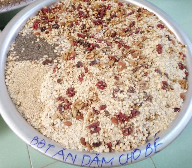 1KG BỘT ĂN DẶM CÁN VỠ NẤU CHÁO CHO BÉ TẬP ĂN THÔ