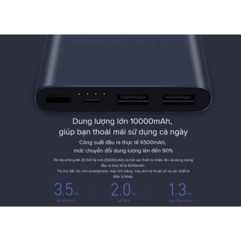 Pin sạc dự phòng Xiaomi 10000 mAh Gen 3 Type-C 18W - Bản Quốc Tế  GIÁ SỈ [vthm9]