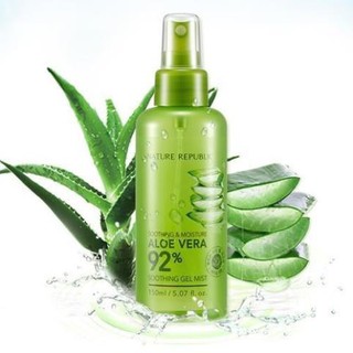 Xịt khoáng lô hội soothing - moisture aloe vera 92 soothing gel mist 150ml - chính hãng