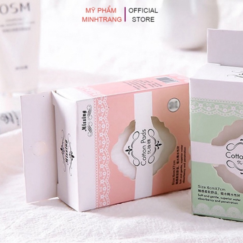 Bông Tẩy Trang Cotton Pads Mini thấm hút nhanh chóng,tẩy sạch bụi bẩn,an toàn cho da DANA