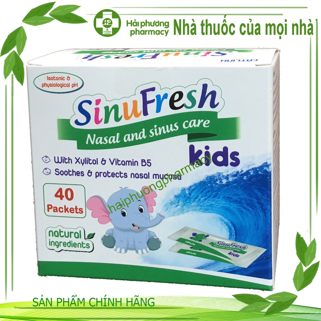 Muối SinuFresh Kids (hộp 40 gói)