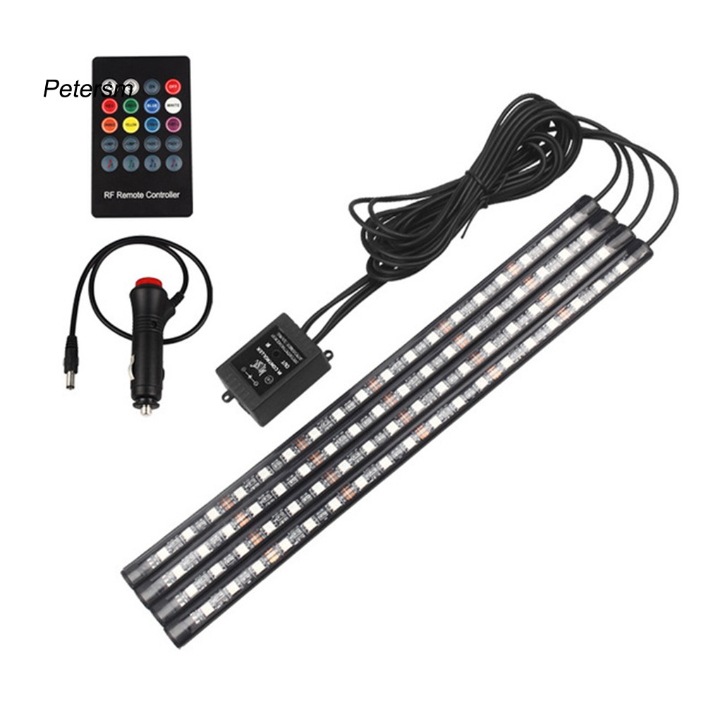 Đèn Led 48 Bóng 7 Màu Kiểu Dáng Khác Nhau Kèm Điều Khiển Từ Xa
