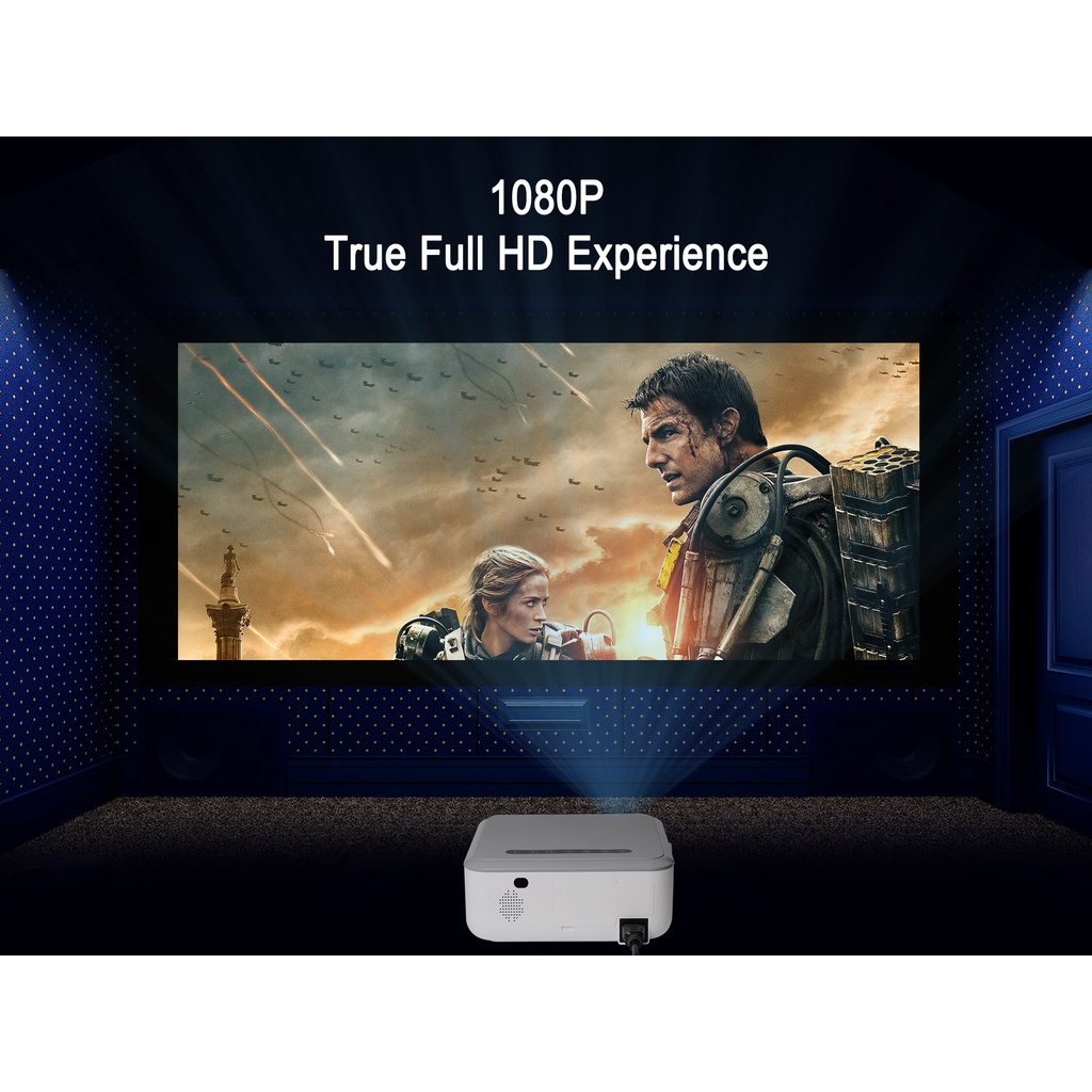 Máy chiếu Mecool Sail Kp1 - Full HD - 700 ansi - Netflix chuẩn 4K - Google assistant tiếng việt - Chromecast tích hợp