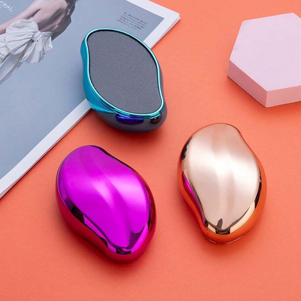 MOCHO Glass Foot Grinder Portable Soft Foot Care Callus Removal Tool Dead Skin Remover Scrub Pedicure Tool Pedicure