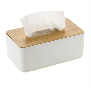 Tray Creative Multi-purpose Solid Wood Tissue Box Storage Box Home Garden Storage Organization